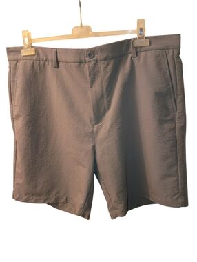 Vineyard Vines 8"Textured Performance Breaker Shorts Mens 40 Gray Golf Seersucke